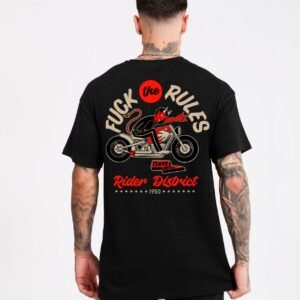Camiseta Biker “Fuck The Rules”